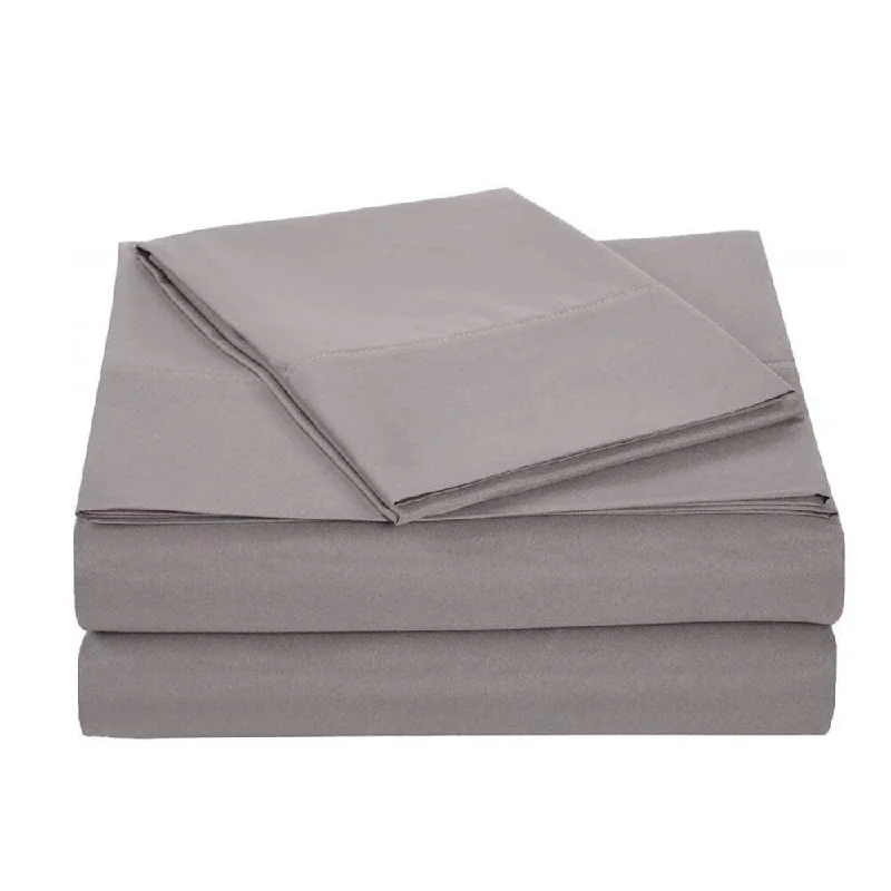 Linen - Cotton Blend Sheets for a Natural and Versatile OptionQueen Size Bed Sheet Set Brushed Microfiber Sheets Bedding 4 Pcs