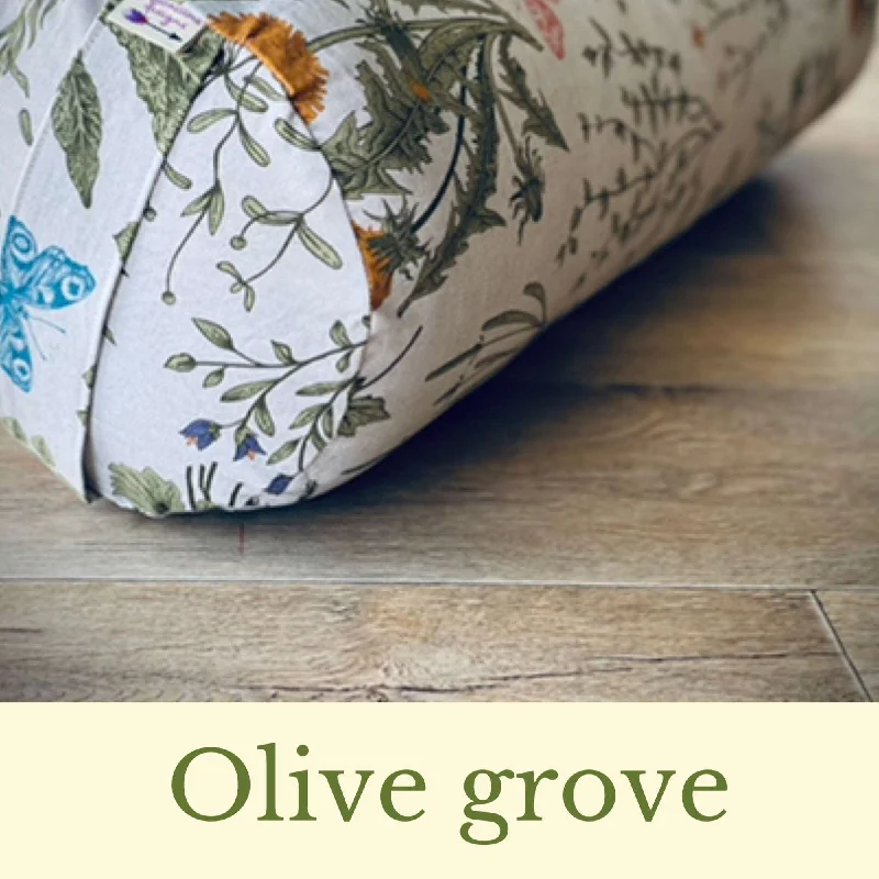 Round Pillows for Boho-Style InteriorsOlive Garden -Yoga Knee Cushion