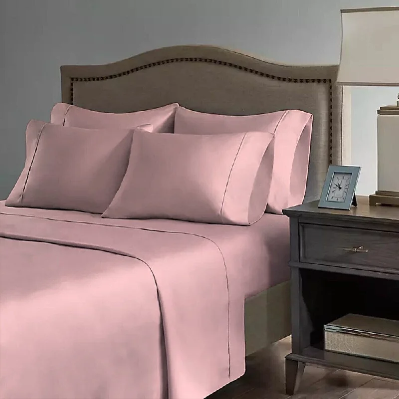 Organic Flannel Sheets for a Natural and Warm Sleep2200 Count 6 Pc Premium Bamboo Deep Pocket Queen Sheet Pearl Pink