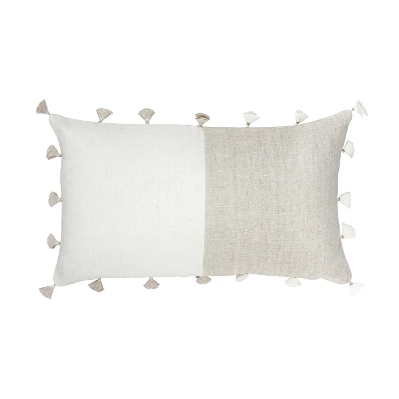 Round Pillows for Boho-Style InteriorsSo Soft Colorblock Tassel Throw Pillow