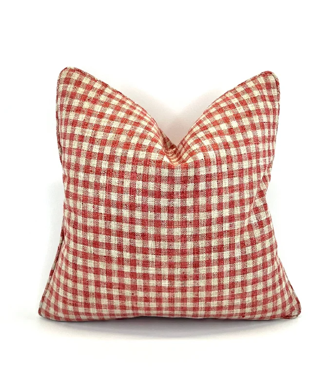 Pregnancy Pillows for Expectant MothersZippy Coral Check Decorative Fabric