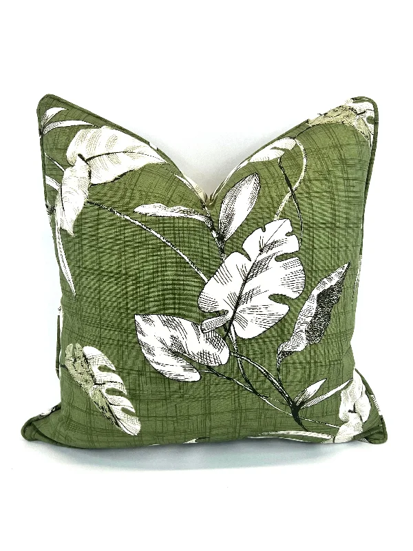 Cooling Pillows for Hot SleepersOlive Havana Palms Decorative Pillow Cover