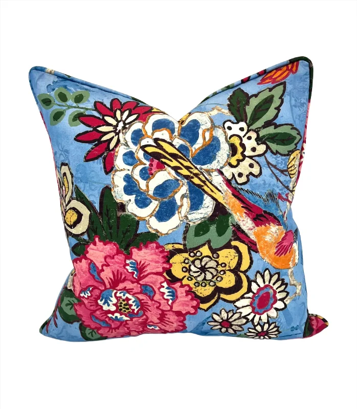 Firm Pillows for Side SleepersFloral Dailiang BlueBell Bird Decorative Pillow Cover Firm Pillows for Side SleepersFloral Dailiang BlueBell Bird Decorative Pillow Cover