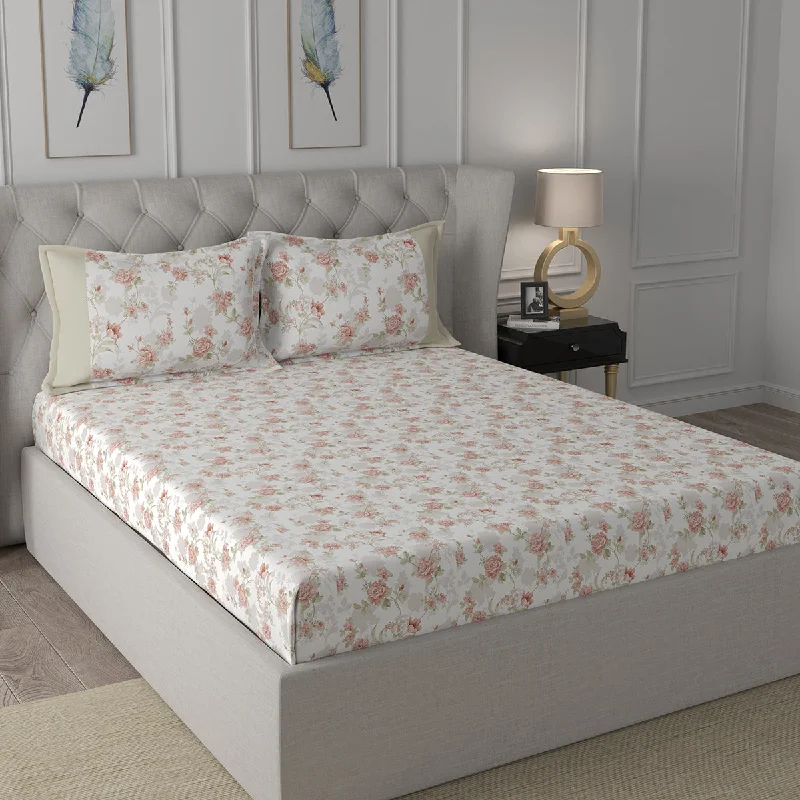Quilted Cotton Sheets for a Warm and Inviting BedHermosa Exotic Bouquet Bloomington Red Bed Sheet with Pillow Case Quilted Cotton Sheets for a Warm and Inviting BedHermosa Exotic Bouquet Bloomington Red Bed Sheet with Pillow Case