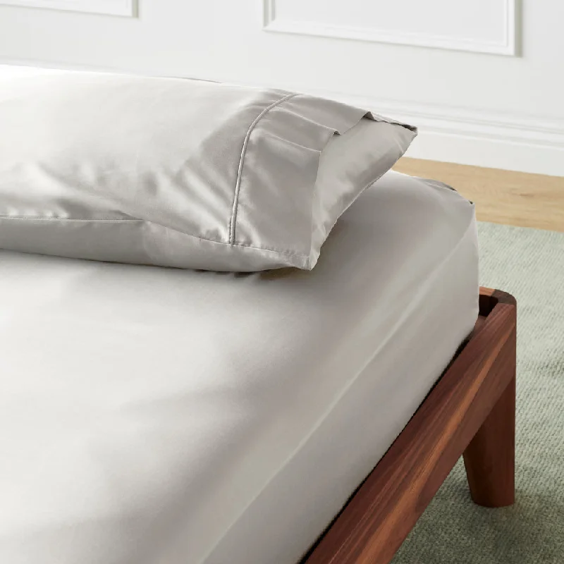 Fitted Sheets with Reinforced Corners for Long - Lasting UseCleanBamboo® Signature Sateen Fitted Sheet