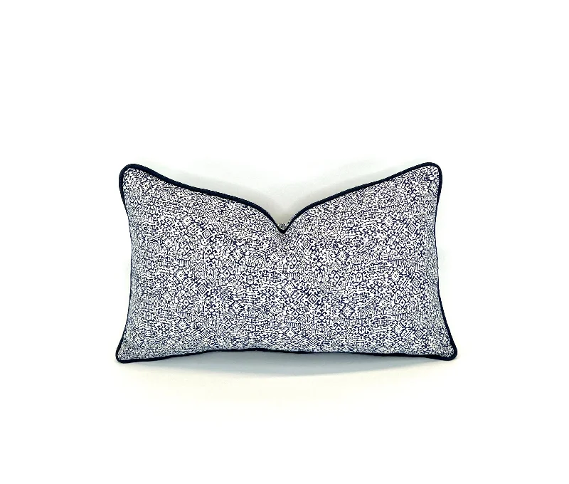 Square Pillows for Modern Home DecorDecorative Pillow Cover in Southwestern Freeport Navy Square Pillows for Modern Home DecorDecorative Pillow Cover in Southwestern Freeport Navy