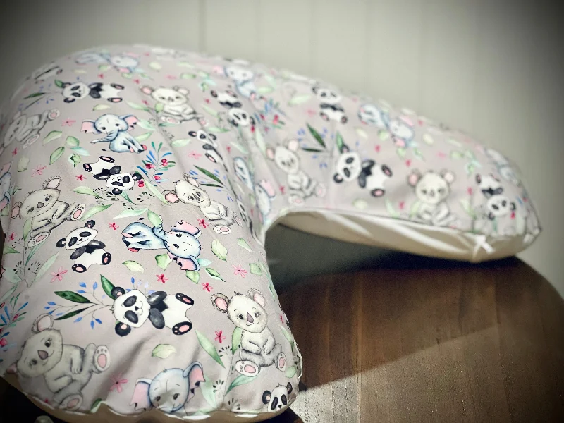 Bolster Pillows for Sofa DecorationBaby animals Pillow Case
