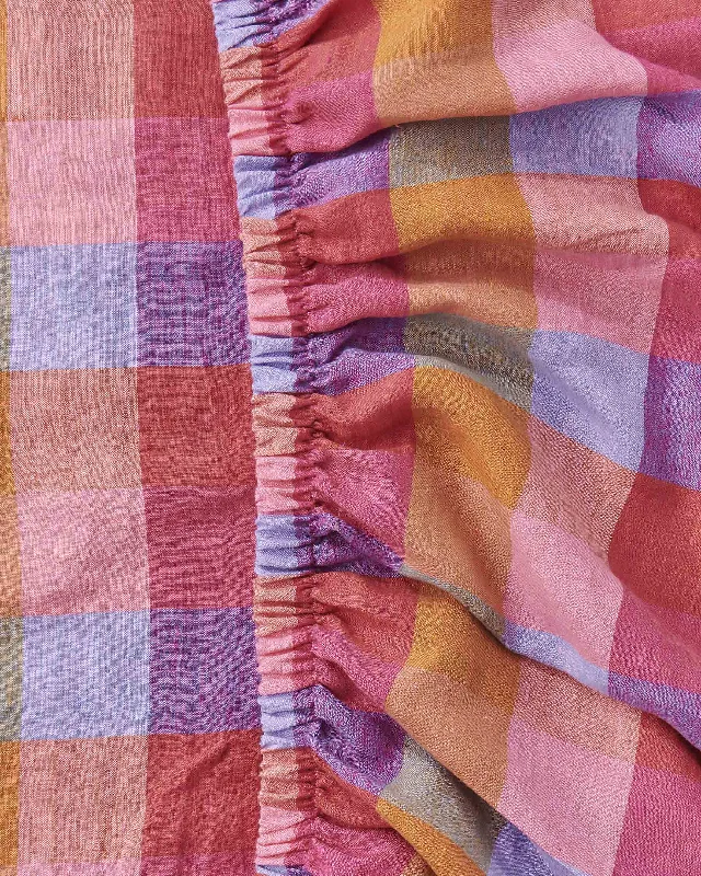 Rayon - Cotton Sheets for a Breathable and Soft BlendTutti Frutti Linen Fitted Sheet