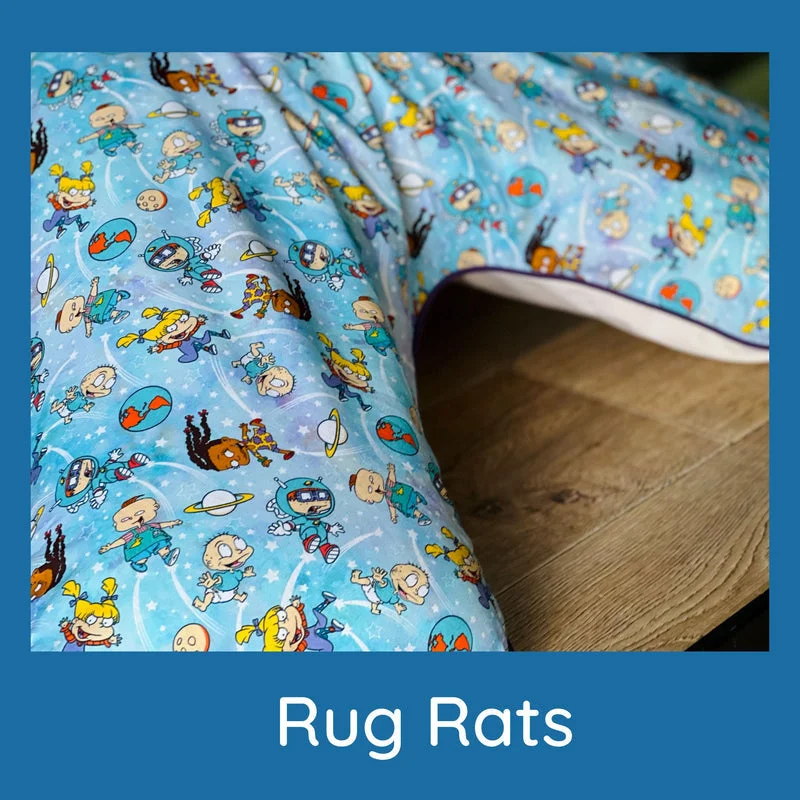 Cotton Pillows for Natural ComfortRug Rats - Boomerang Pillow Case