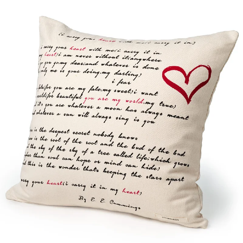 Lumbar Support Pillows for Car SeatsI Carry Your Heart Pillow