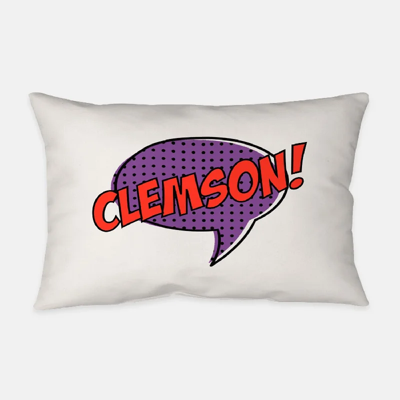 Cotton Pillows for Natural ComfortClemson, College! Pillow