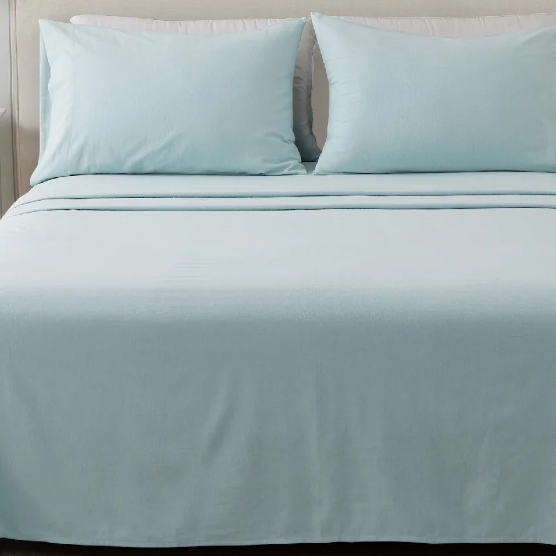 Wrinkle - Free Polyester Sheets for a Low - Maintenance Bed4 Piece 100% Turkish Cotton Full Blue Winter Flannel Sheet Set Cotton Printed Bedding Sheets & Pillowcases