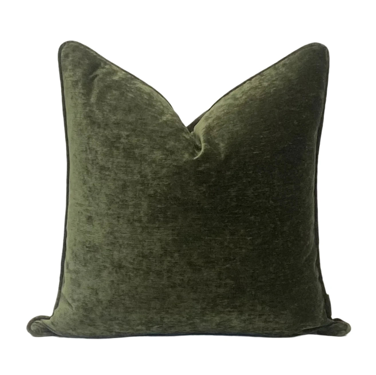 Adjustable Pillows for Customized ComfortDecorative Pillow Cover in Crypton Home Lush Moss Velvet Fabric