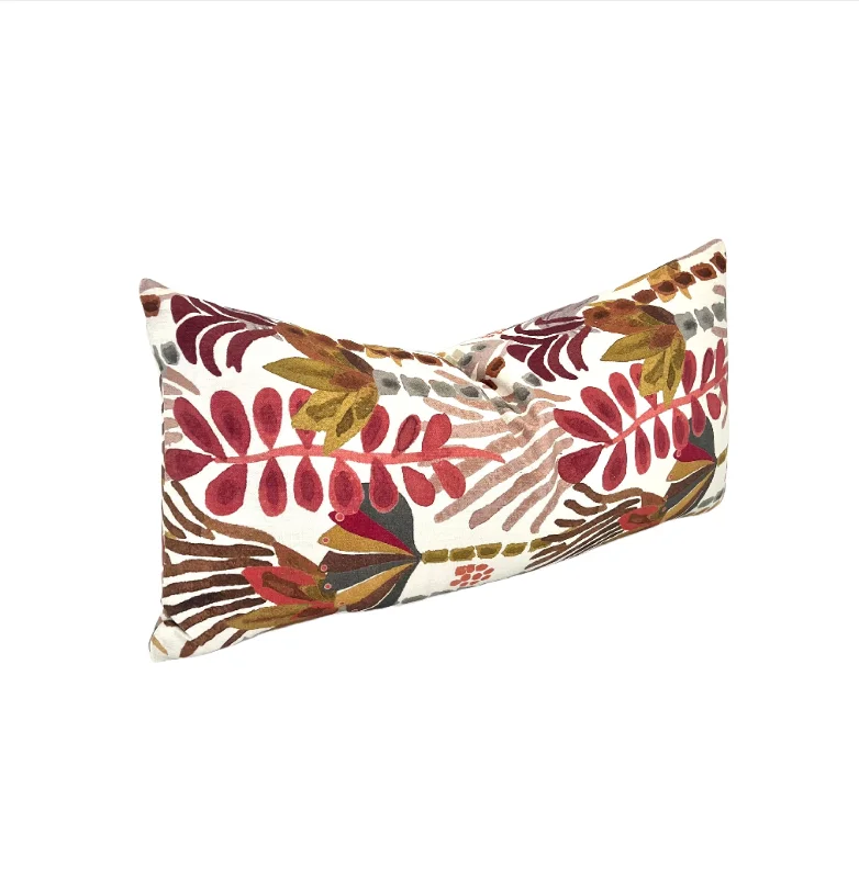 Velvet Pillows for a Touch of EleganceFloral Whimsical Pillow Cover - Limited Quantity