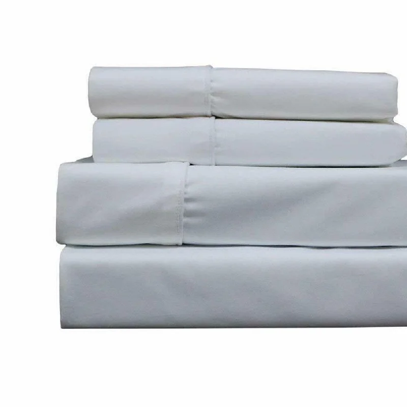Sheet Sets with Multiple Pillowcase Options400 Thread Count Linens 4-Piece Set 100% Cotton Full Bed Sheet White Sheet Sets with Multiple Pillowcase Options400 Thread Count Linens 4-Piece Set 100% Cotton Full Bed Sheet White