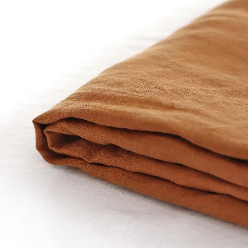 Quilted Cotton Sheets for a Warm and Inviting BedTobacco Linen Sheets Set