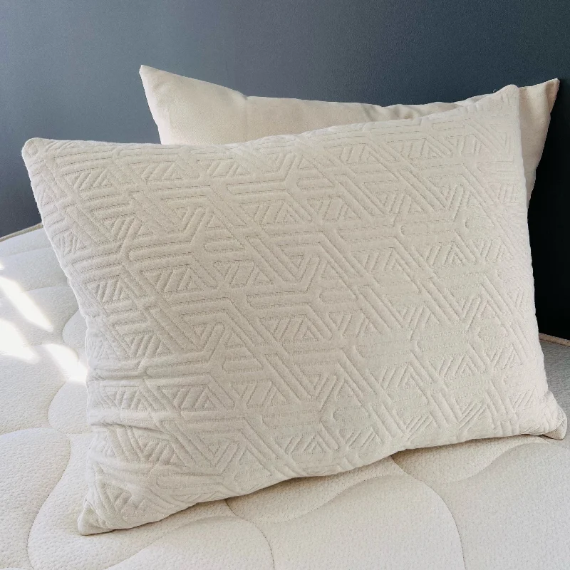 Cotton Pillows for Natural ComfortTOM Organic Wooly Bolas Pillow