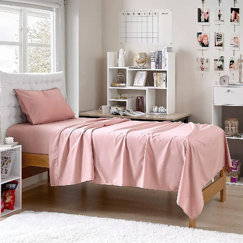 Queen - Size Sheet Sets with a European Pillowcase SetMicrofiber Supersoft Twin XL Bedding Sheets