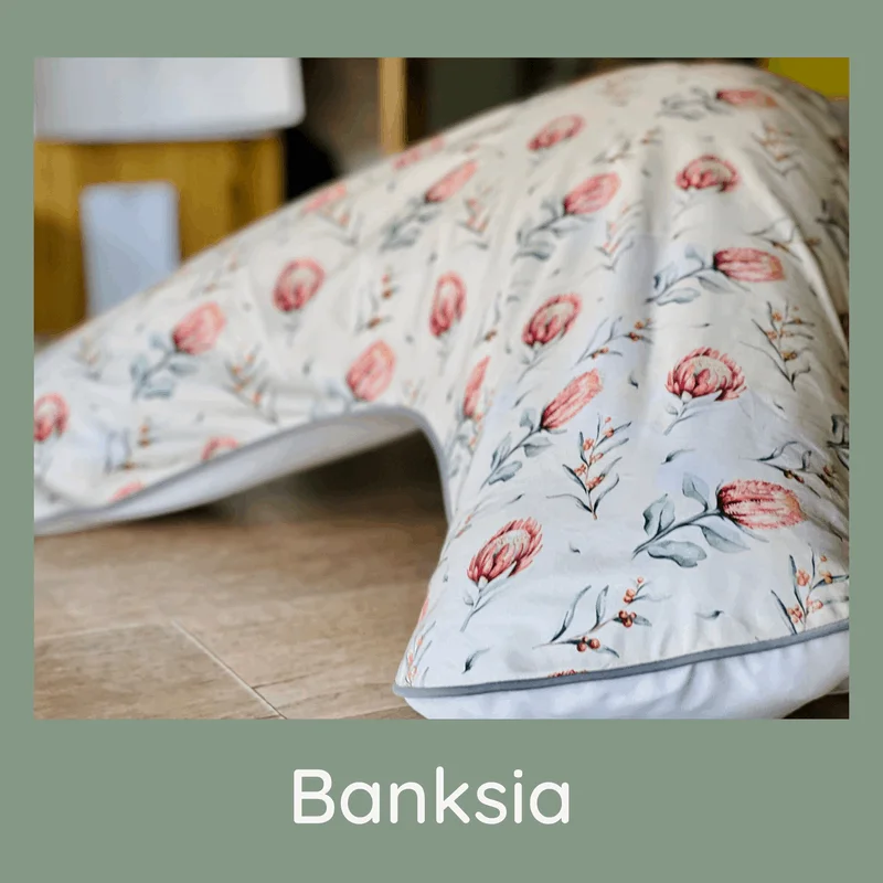 Round Pillows for Boho-Style InteriorsBanksia - Boomerang Pillow Case