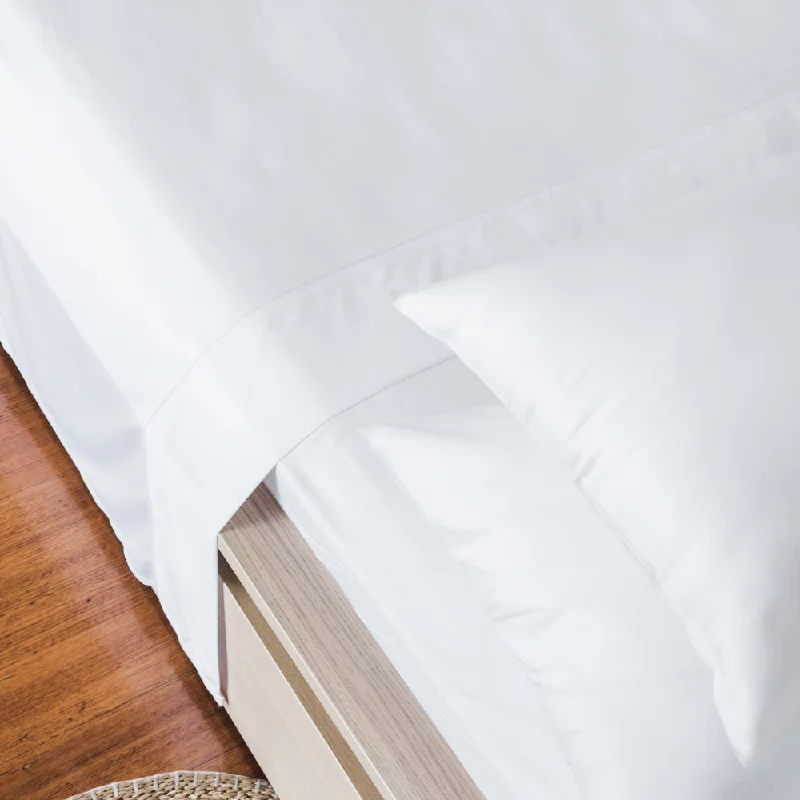 Linen - Cotton Blend Sheets for a Natural and Versatile OptionTwill Flat Sheet