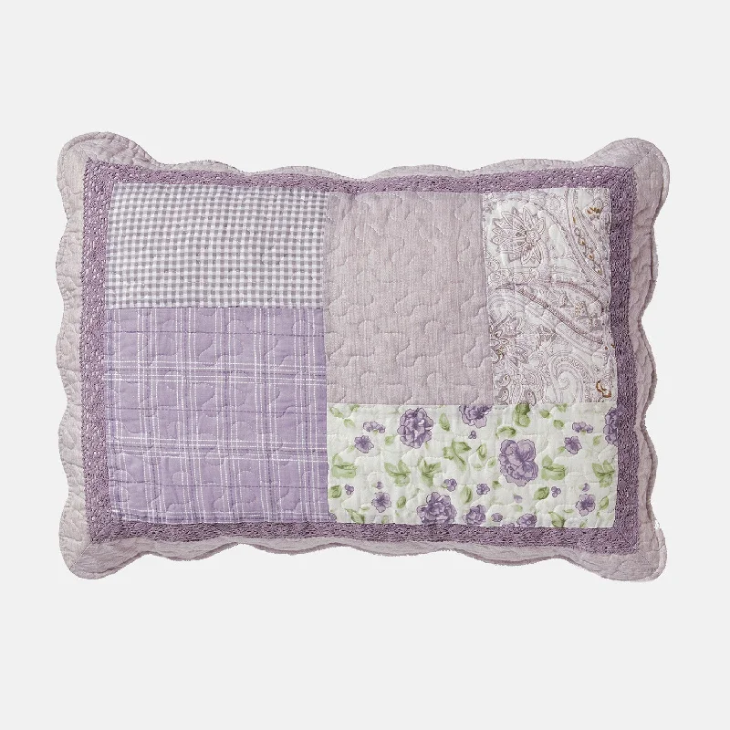 Adjustable Pillows for Customized ComfortLavender Rose Standard Cotton Sham