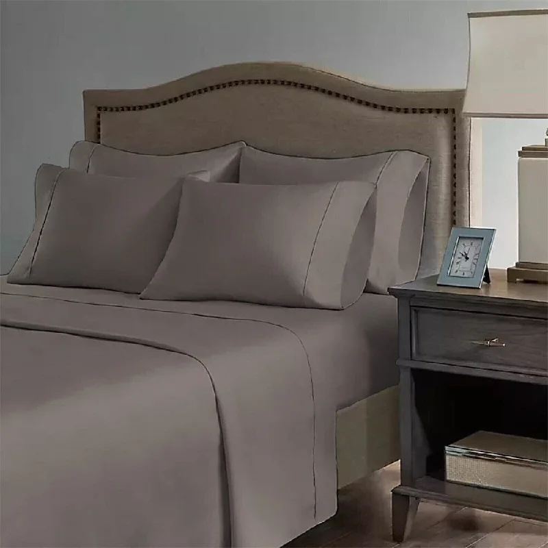 Quilted Cotton Sheets for a Warm and Inviting Bed2200 Count 6 Pc Premium Bamboo Deep Pocket Twin Sheet Mocha