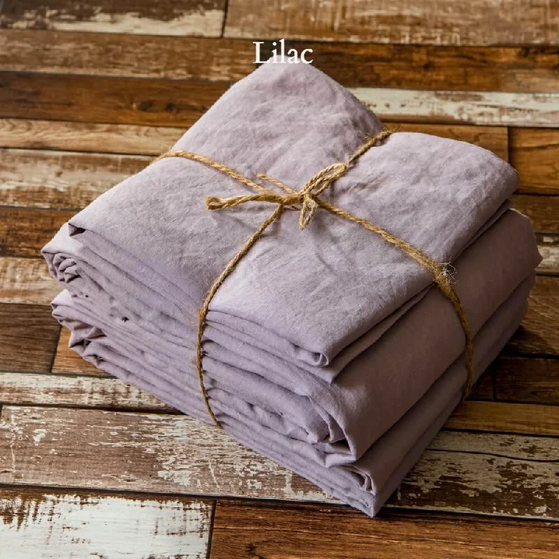 Rayon - Cotton Sheets for a Breathable and Soft Blend100 % Linen Crib sheets set