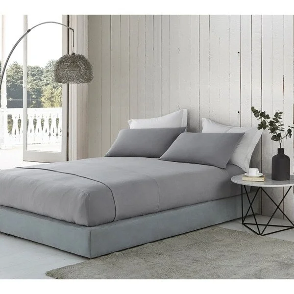 Sheet Sets with Multiple Pillowcase OptionsBare Bottom Sheets - All Season - Alloy