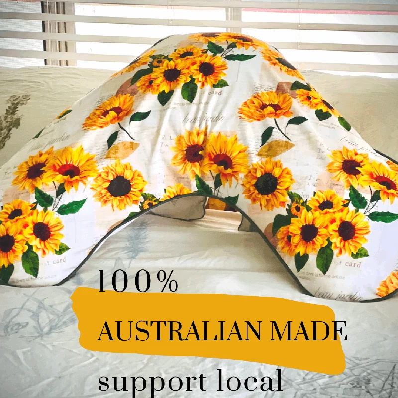 Orthopedic Pillows for Back Pain ReliefSunflower - Boomerang Pillow Case