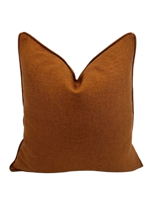 Velvet Pillows for a Touch of EleganceFairway 632 Copper by Covington Fabrics in a Decorative Pillow