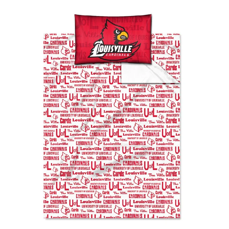 Moisture - Wicking Cotton Sheets for a Dry and Comfortable SleepCOL 820 Louisville 'Anthem' Twin-size Sheet Set