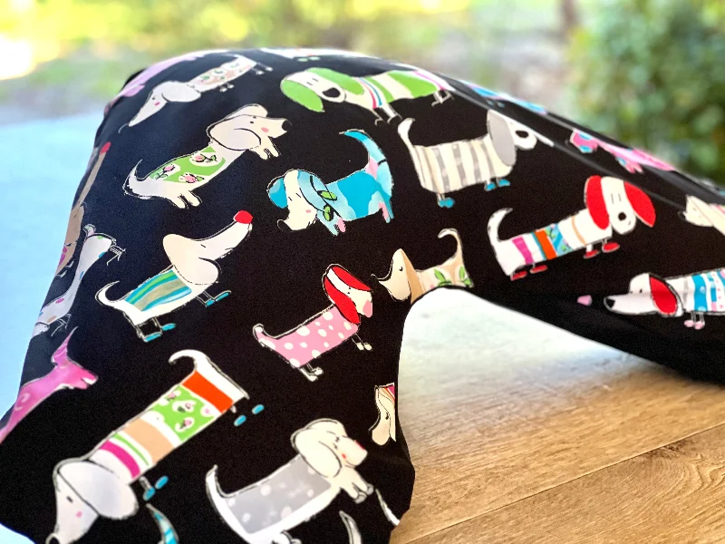 Back Support Pillows for Office ChairsDaschound - Boomerang Pillow Case
