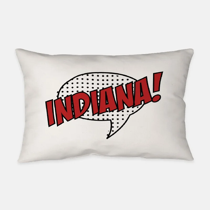 Round Pillows for Boho-Style InteriorsIndiana, College! Pillow