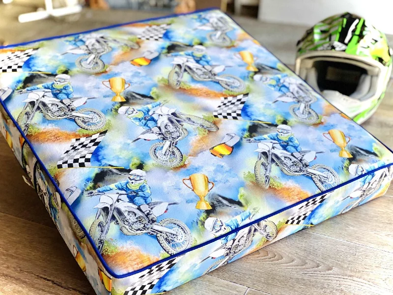 Cooling Pillows for Hot SleepersMotor Cross - 50cm - Kids Floor Cushion