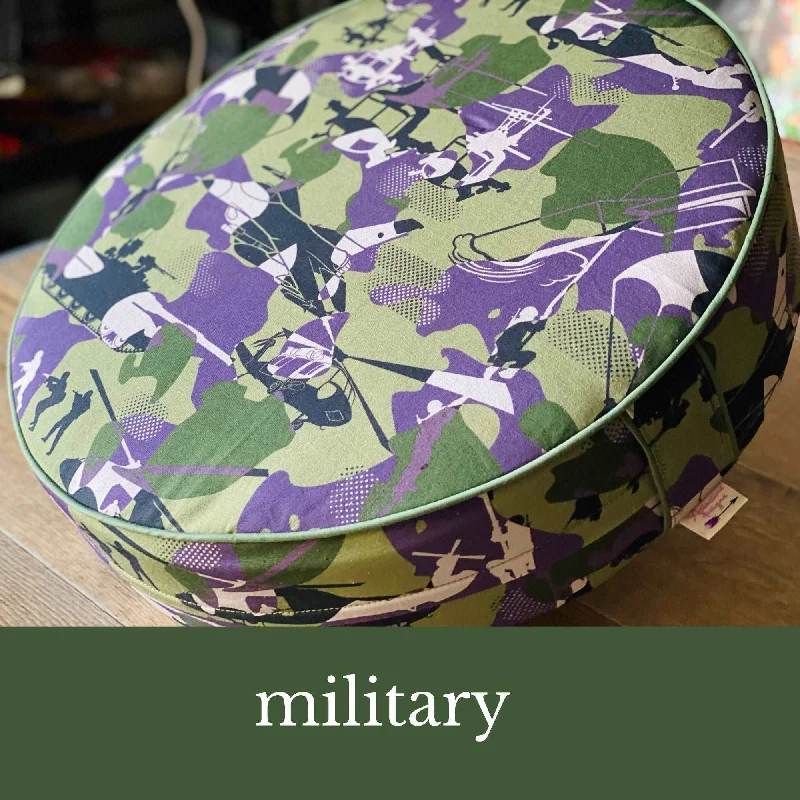 Kids Pillows with Fun DesignsArmy Camo - 50cm - Kids Floor Cushion