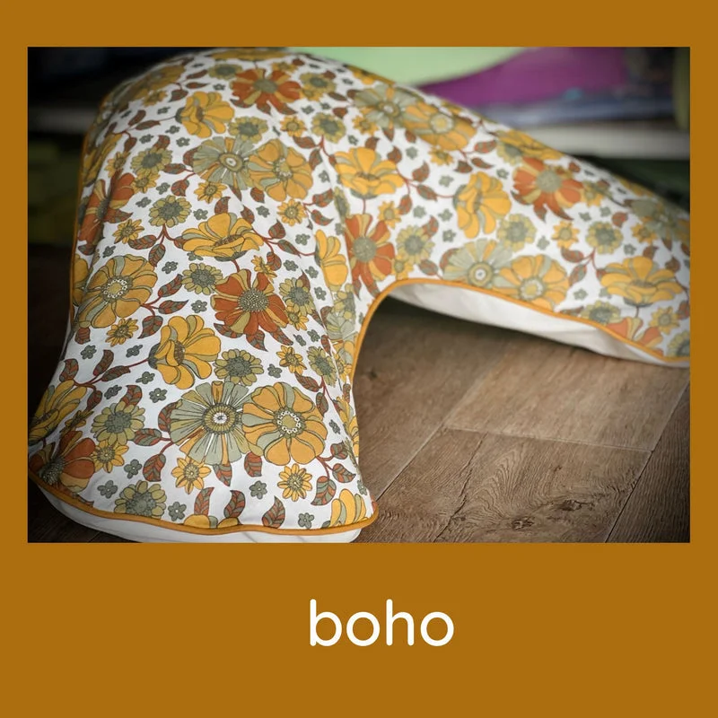 Pregnancy Pillows for Expectant MothersBoho Linen Blend - Boomerang Pillow Case