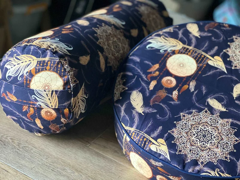 Cotton Pillows for Natural ComfortDream catcher  -Yoga Knee Cushion