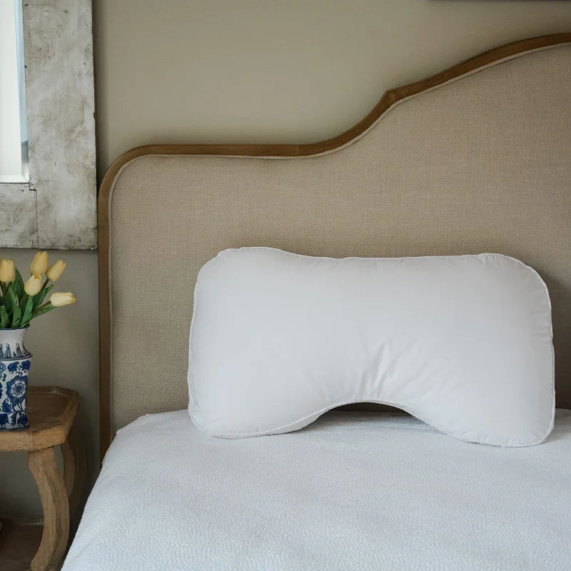 Orthopedic Pillows for Back Pain ReliefThe Pillow Bar Hybrid Side & Back Sleeper Down Pillow