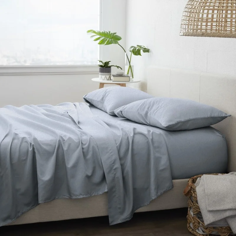 Thermal - Regulating Bamboo Sheets for All - Season ComfortBecky Cameron Premium 4 Piece Ultra Soft Flannel Bed Sheet Set