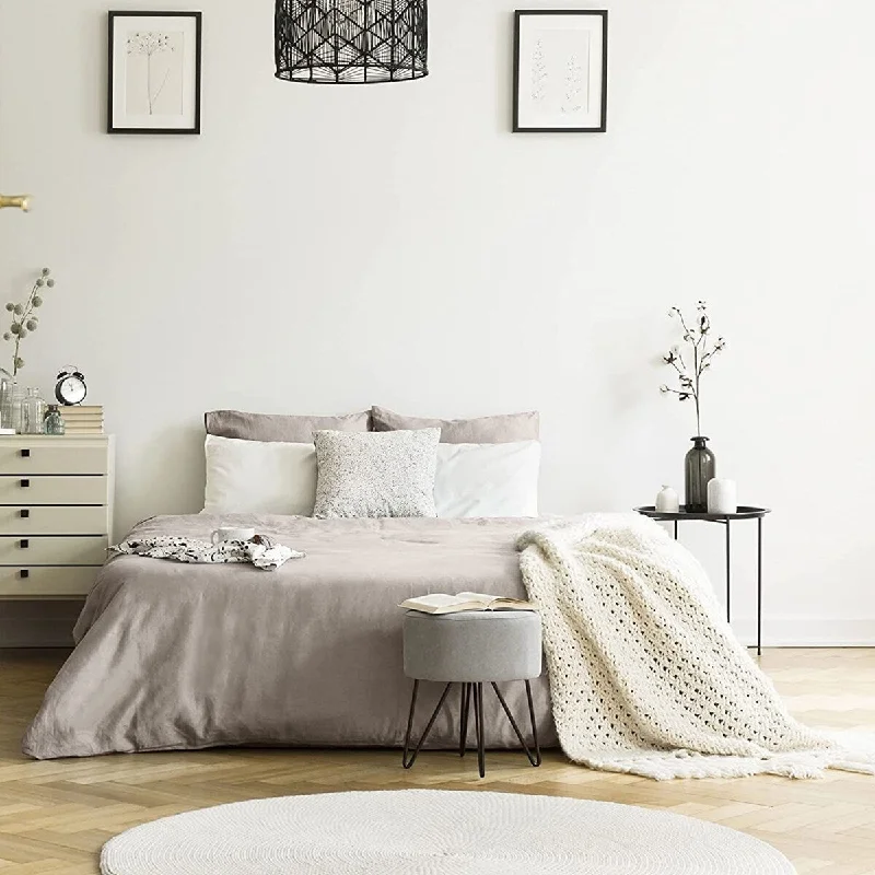 Organic Flannel Sheets for a Natural and Warm SleepPacific Cotton Super Soft Sheet Set - Cotton Soft Bedding Set with 15-Inch Deep Pockets - 400Tc 4-Piece Set - Light Gray, Queen Organic Flannel Sheets for a Natural and Warm SleepPacific Cotton Super Soft Sheet Set - Cotton Soft Bedding Set with 15-Inch Deep Pockets - 400Tc 4-Piece Set - Light Gray, Queen