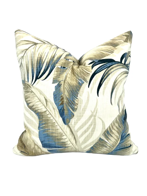 Silk Pillows for Smooth Skin and HairPalmiers Ridtide Decorative Pillow Cover (Inserts Now Available!)