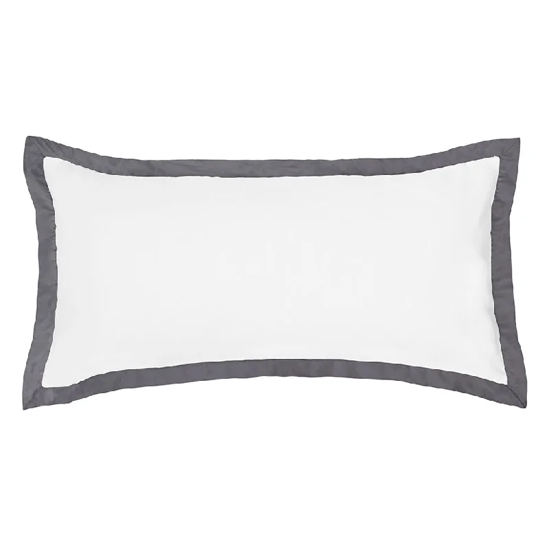 Jersey - Knit Sheets for a Comfortable and Casual BedThe Linden Charcoal Grey Throw Pillow