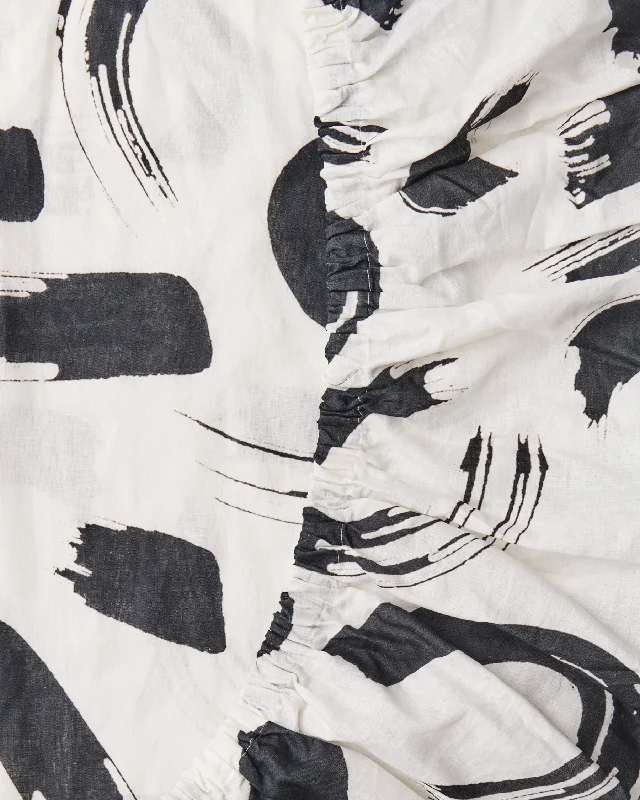 Jersey - Knit Sheets for a Comfortable and Casual BedSwishy Swashy Linen Fitted Sheet