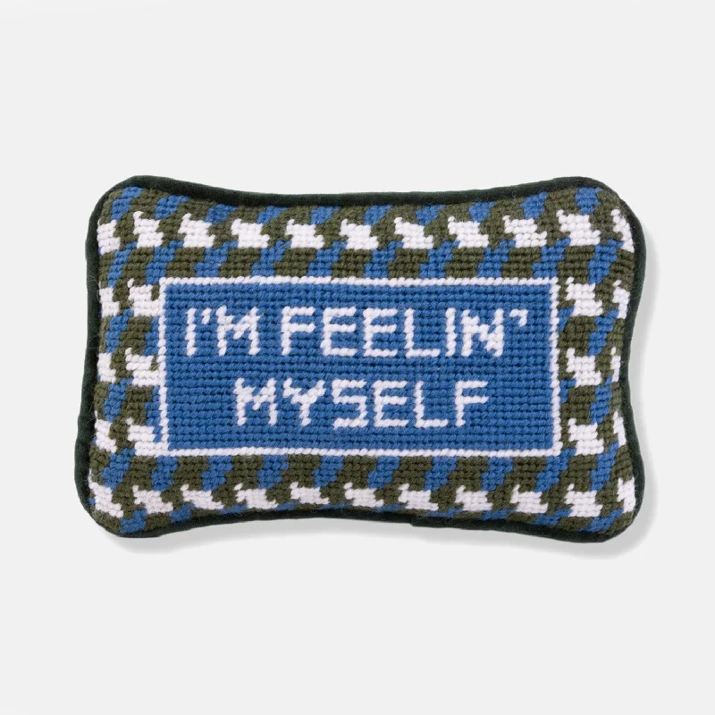 Cooling Pillows for Hot SleepersFurbish Feelin' Myself Mini Lumbar Pillow