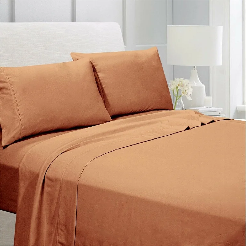 Polyester - Cotton Blend Sheets for Durability and ComfortEgyptian Comfort 1800 Count 4 Piece Bed Sheet Set Twin Tan Polyester - Cotton Blend Sheets for Durability and ComfortEgyptian Comfort 1800 Count 4 Piece Bed Sheet Set Twin Tan