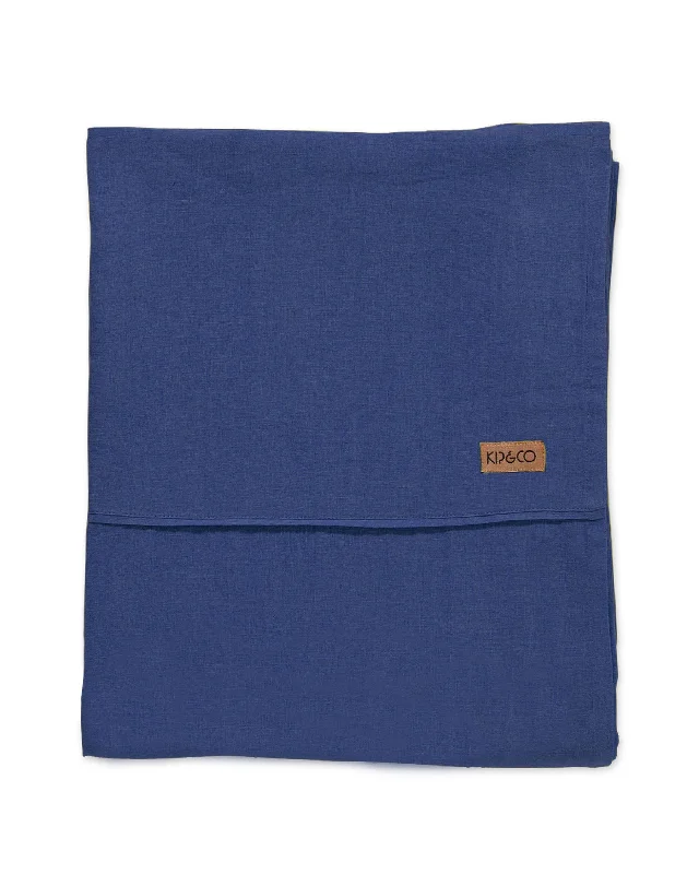 Sheet Sets with Multiple Pillowcase OptionsIndigo Linen Flat Sheet