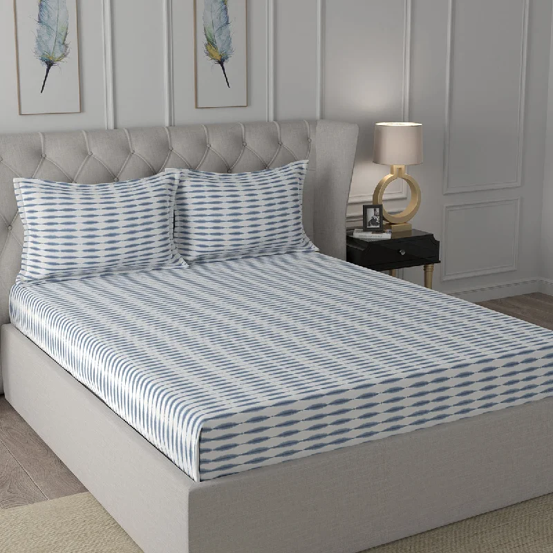 Linen - Cotton Blend Sheets for a Natural and Versatile OptionBackyard Patio Nova Printed Bed Sheet With Pillow Case