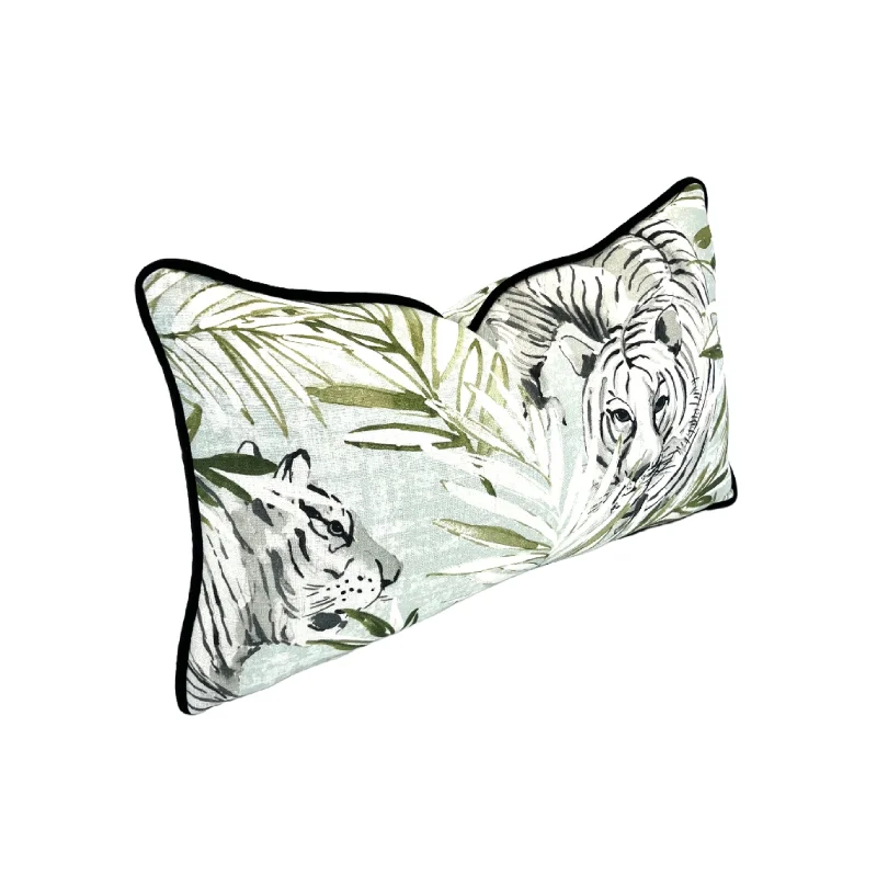 Velvet Pillows for a Touch of EleganceTropical Tiger In Spa Decorative Pillow Cover
