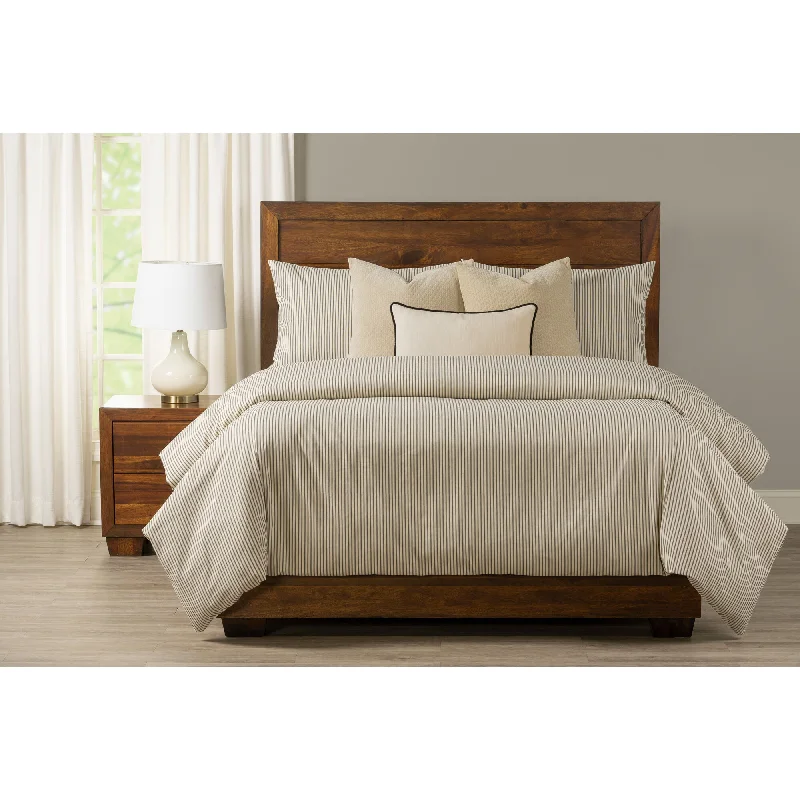 Waterproof comforters to protect against spills and moisture​ Ticking Stripe 7 Piece Duvet Set