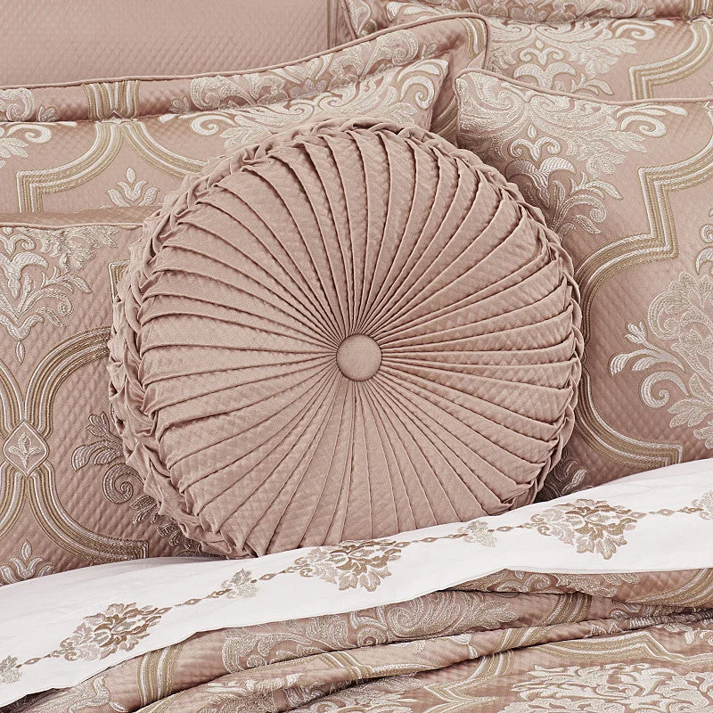 Cooling gel pillows for hot sleepers​ Rosewater Tufted Round Decorative Throw Pillow
